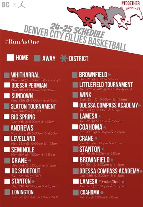 24-25 Fillie Basketball